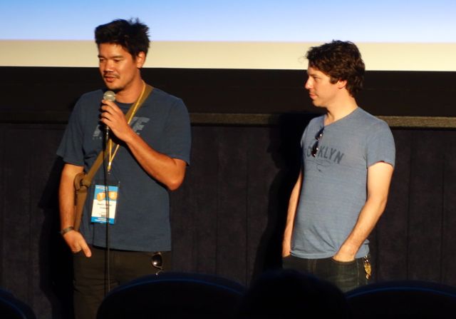 Director Destin Daniel Cretton and Actor John Gallagher Jr. at the Los Angeles Film Festival