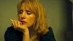 Jessica Chastain in A MOST VIOLENT YEAR, bereft for being left out of the Best Female Supporting Actor race, at the expense of an undeserving Meryl Streep nod.